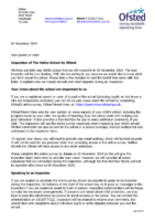 Ofsted Inspection – 5 November 2024