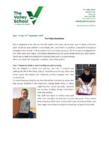 2025-09-12 weekly Headteacher’s Letter