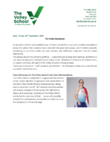 2025-09-19 Weekly Headteacher’s Letter
