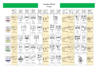 9 Green Timetable 2025-26