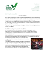 2026-01-09 Weekly Headteacher’s Letter