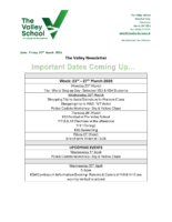 2026-03-20 Weekly Headteacher’s Letter