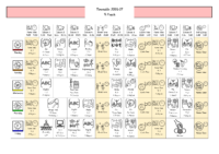9 Peach Timetable 2026-27